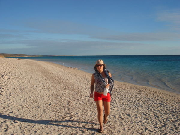 Departing Ningaloo after a chilly dip