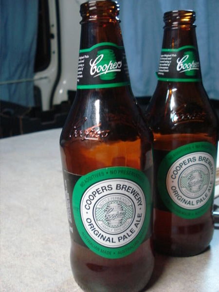 Coopers pale ale - a great beer at any time.