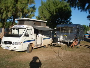 The last camping spot in Coral Bay