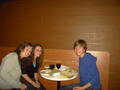 Kate, Me and Hannah - the Birthday Girl, eating Thai