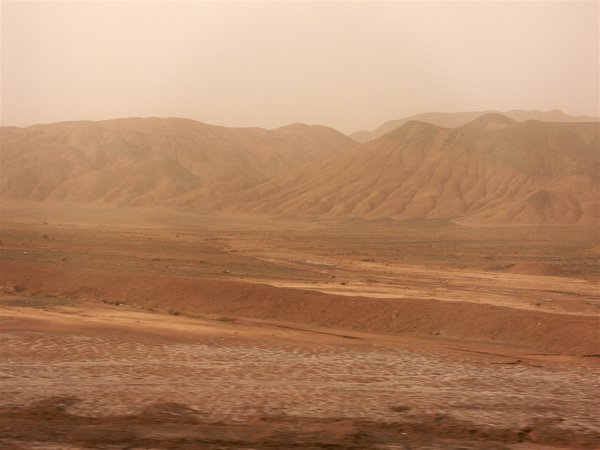 On the road from Tehran to Kashan