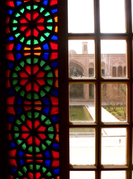 window at the Khan-e Ameriha