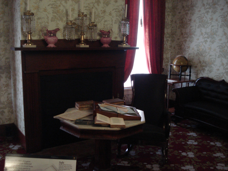 Original desk that Lincoln worked at