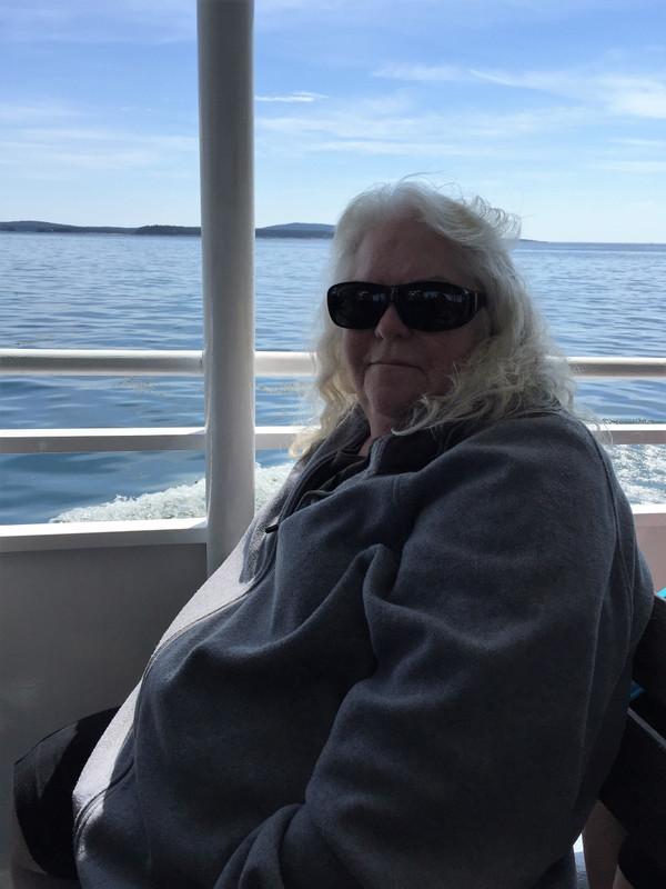Bonnie on tour boat