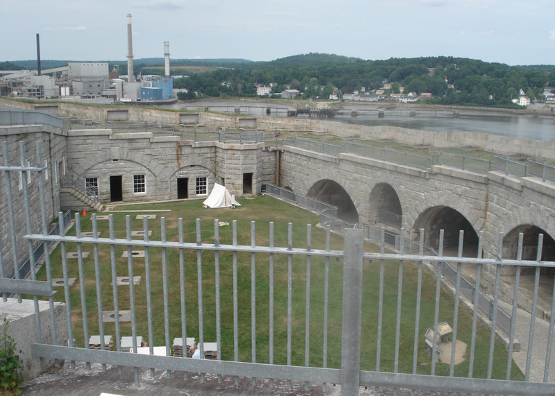 Fort Knox from top walkway