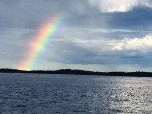 Rainbow in Bay of Fundy