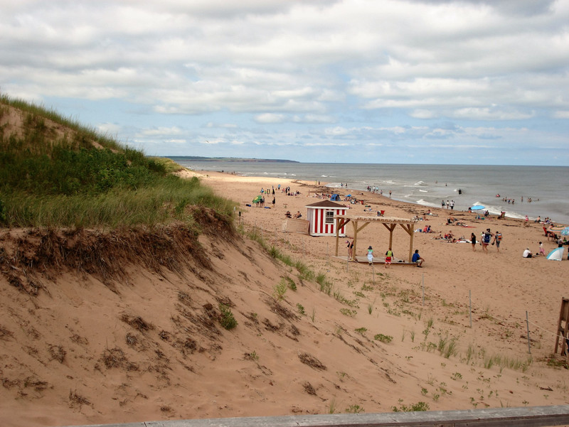 Cavendish Beach to the west