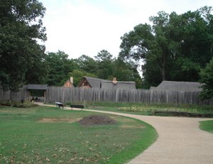 Recreated Fort at Jamestown