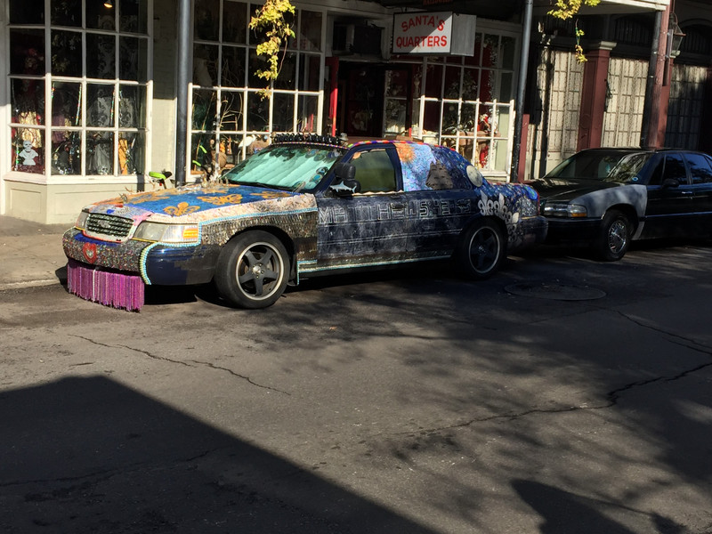 Funky Car in French Quarter