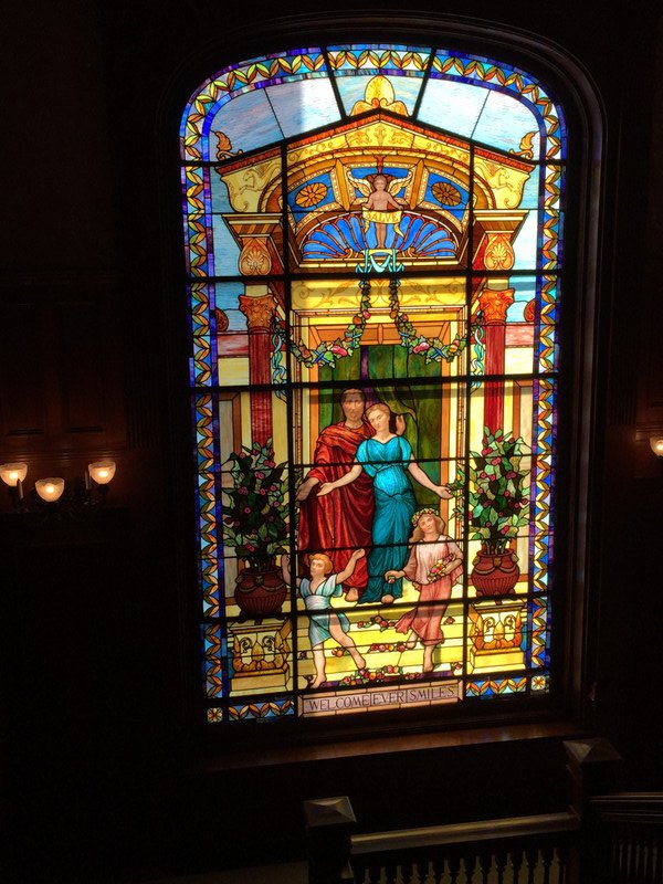 Galveston Moody Mansion Stainglass Window