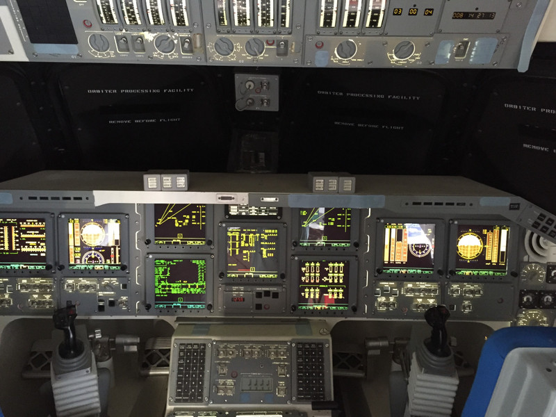 Houston Space Center - Space Shuttle Cockpit