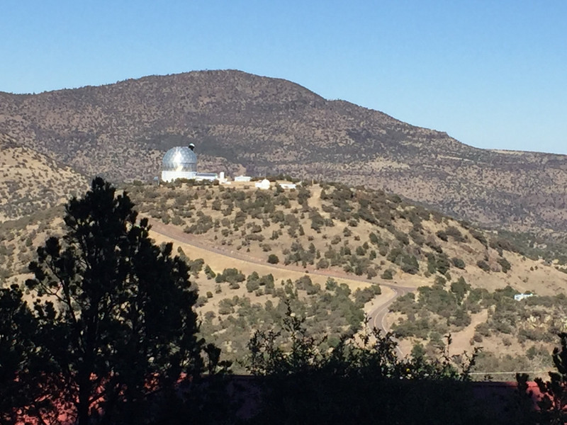 Mc Donald Observatory telescope view