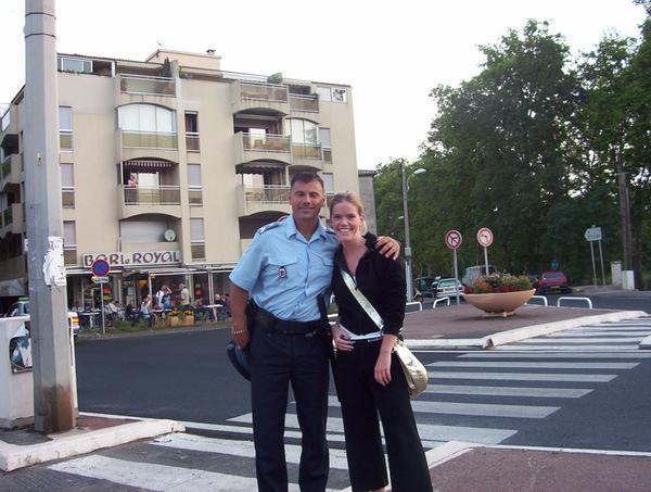 With French Policeman