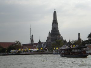 Water ferry ride down the Chao Phraya River