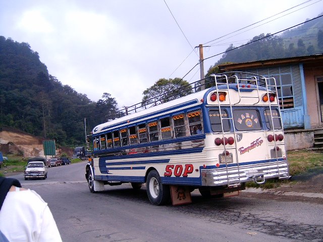 The bus back to Xela