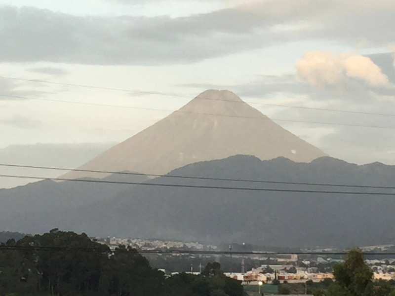 Sunrise on Volcán Aguas