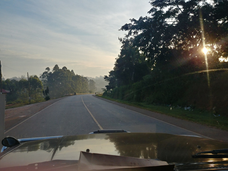 Traveling to Gulu (we started at 4am)