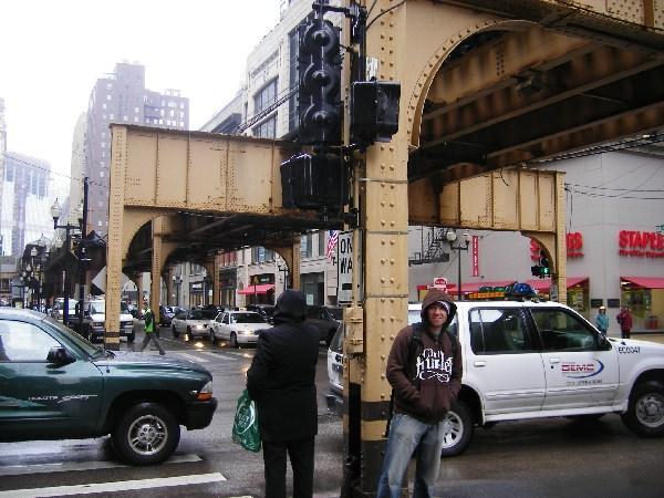 The Elevated Train System in Chicago