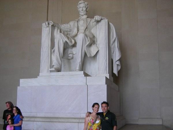 Inside the Lincoln Memorial