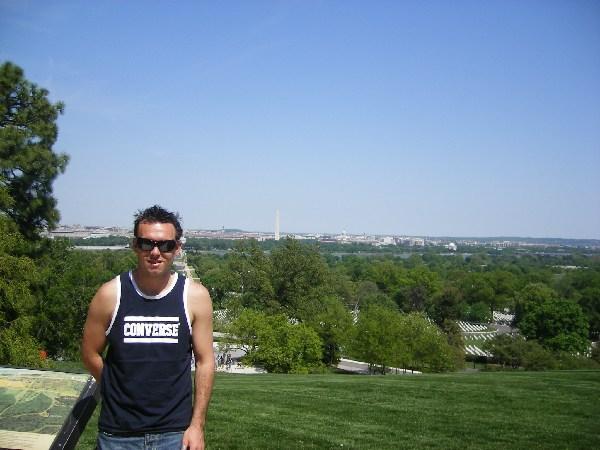 View of Washington from Arlington Cemetery