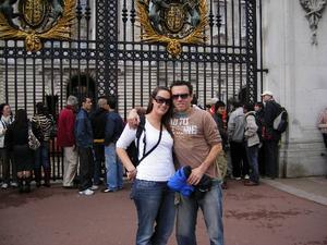 Outside Buckingham Palace