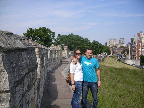 On the roman wall - York