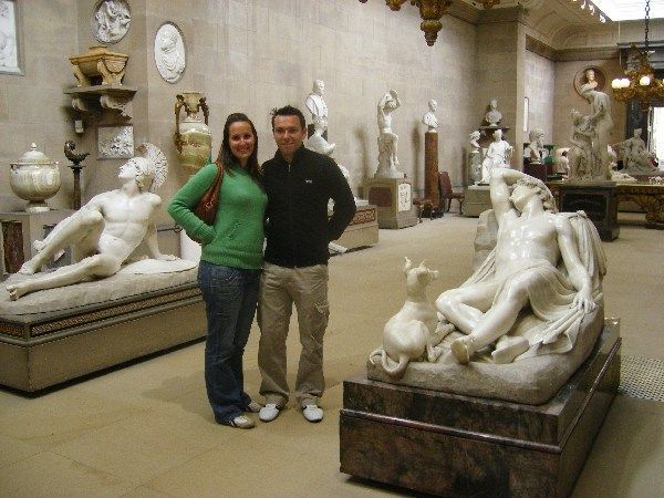 The Sculpture Gallery at Chatsworth House