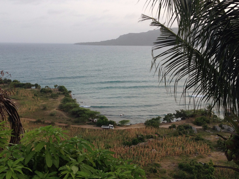 Baie de Jacmel, vue depuis la maison d'Élise