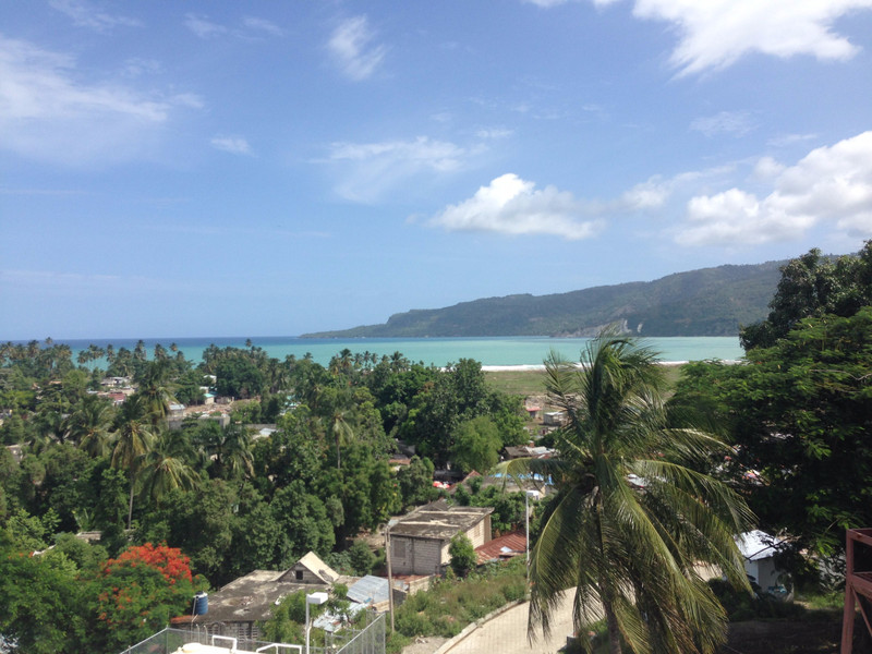 Vue depuis l'hôpital St-Michel, à Jacmel