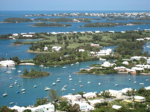 Bermuda islands from the Lighthouse