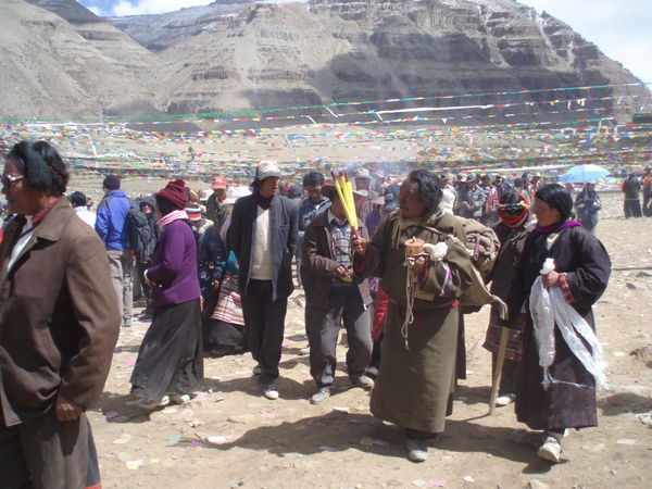 Pilgrims at Saga Dava Festival