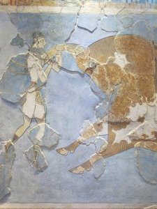 A bull-leaper from Knossos