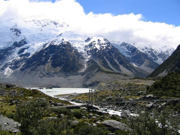 My walk near the base of Mount Cook
