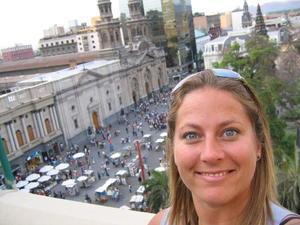 Me looking over Plaza de Armas