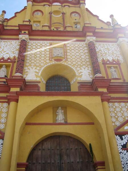 San Cristobal Yellow church