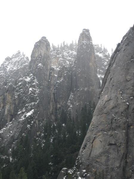 The peaks of Yosemite