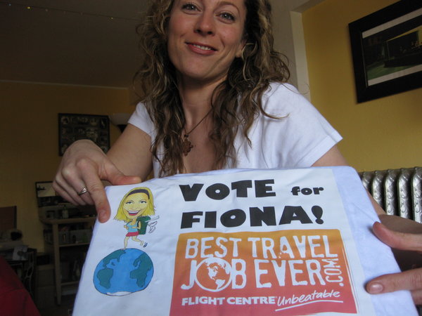 Fiona for Best Travel Job Ever!
