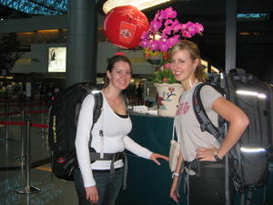 Nadine n I at Taipei terminal