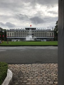 Storm clouds gather over Reunification Palace