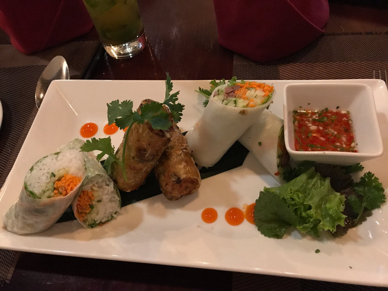 Spring rolls to die for !