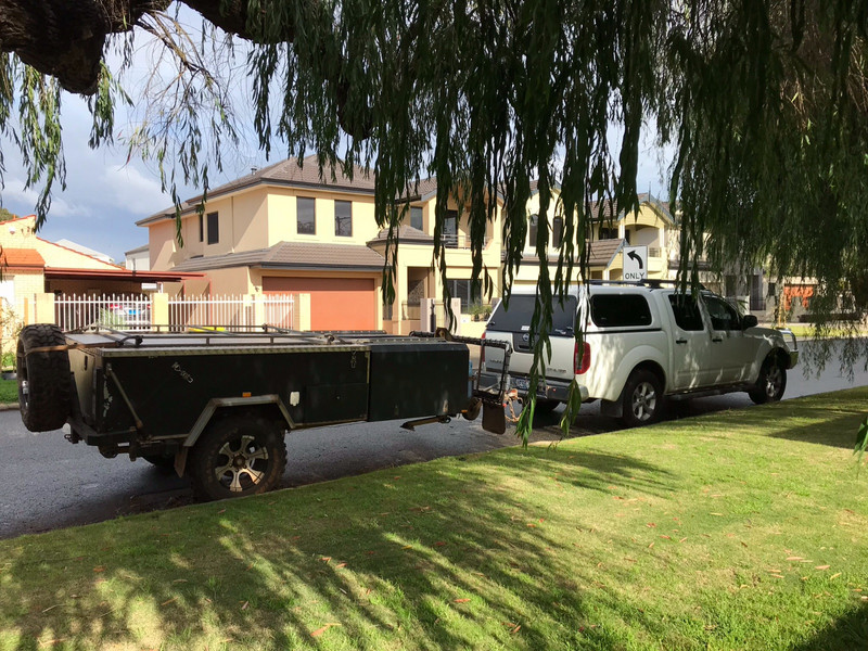 nice clean UTE and trailer 