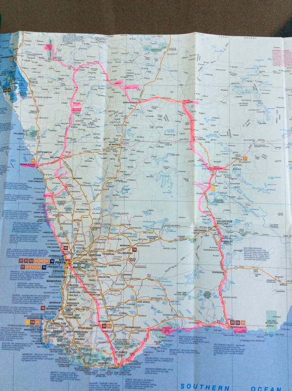 Five do Western Australia 4600km Route 
