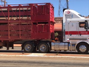 Front of the road train