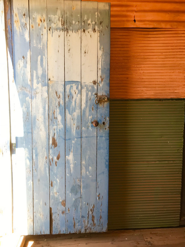 Coloured door 