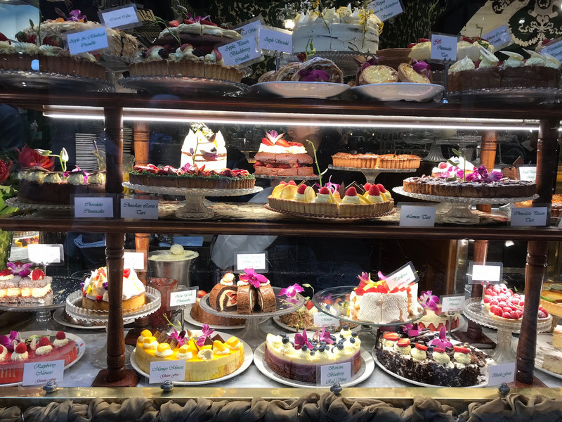Sumptuous array of cakes 