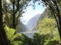 There it is - Fox Glacier view .