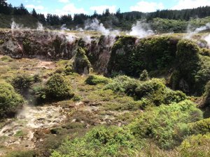 Craters of theMoon Walk ... superheated steam escapes in fumaroles