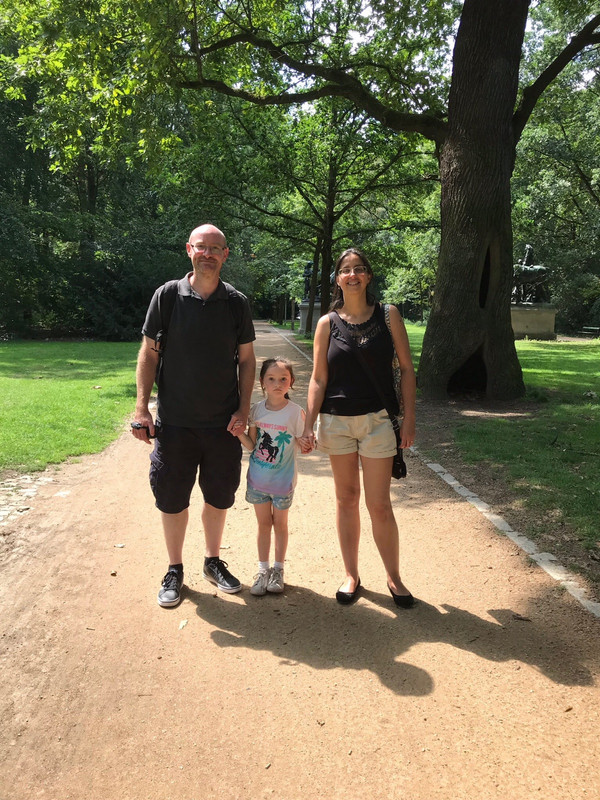 The family in Tiergarten 