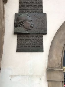 Einstein worked in Prague at some time in his career.