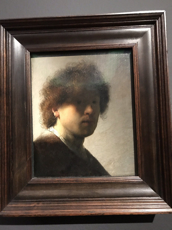 Rembrandt , self portrait 